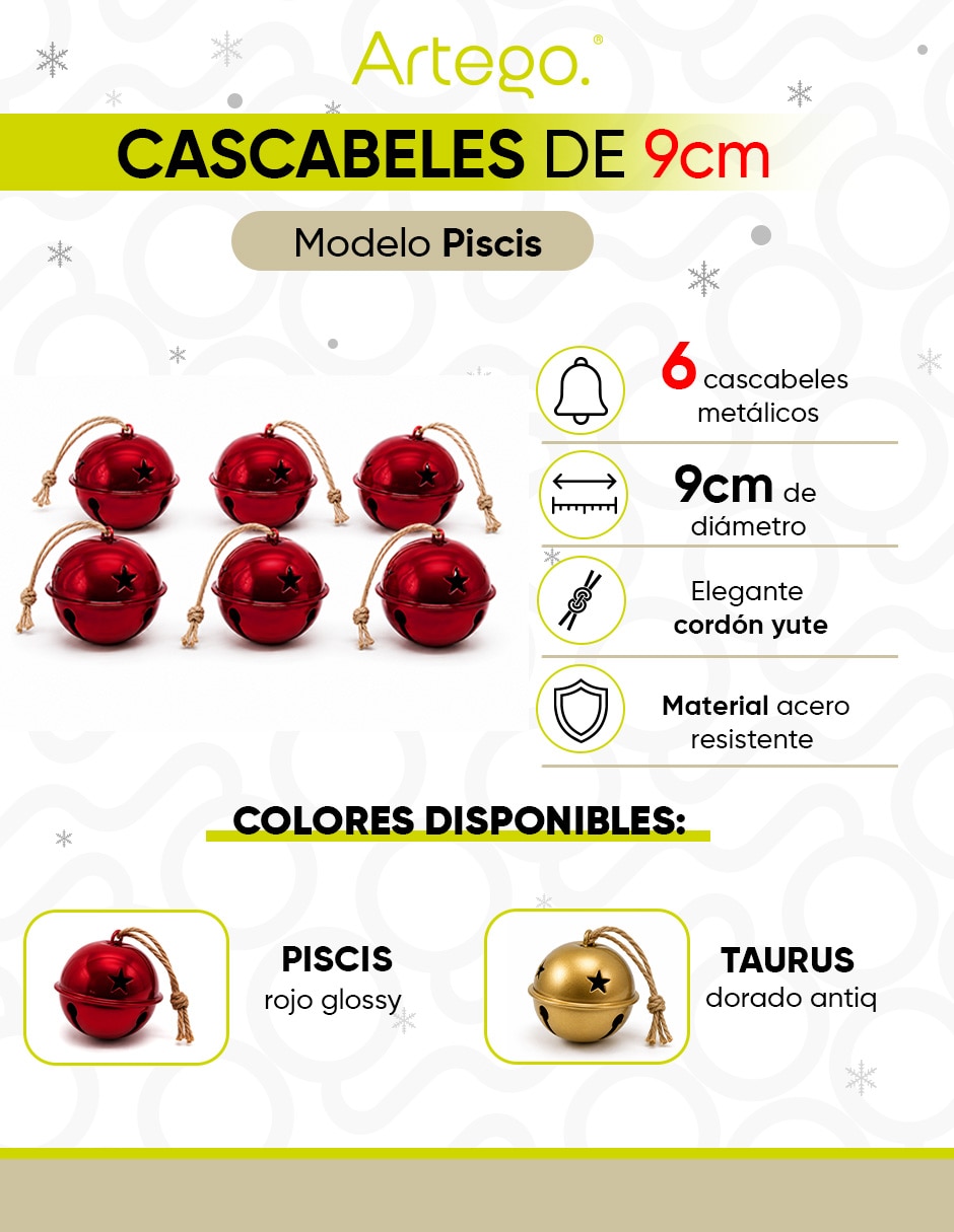 Pie de árbol cascabel 6 piezas 7