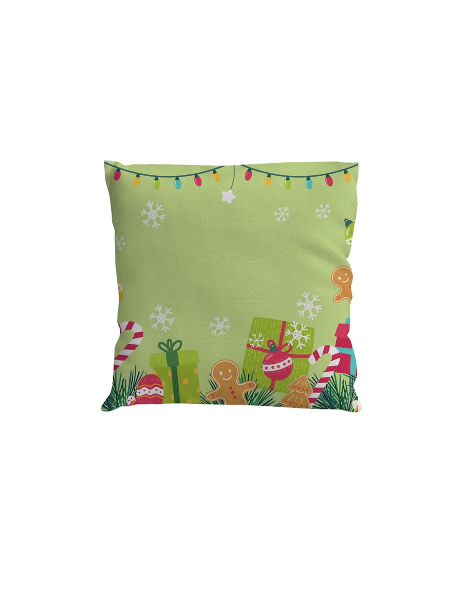 Kit cojín decorativo navideños coloridos 4