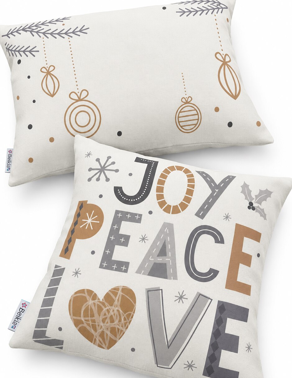 Set de cojín decorativo beikia navideños tradicional 2