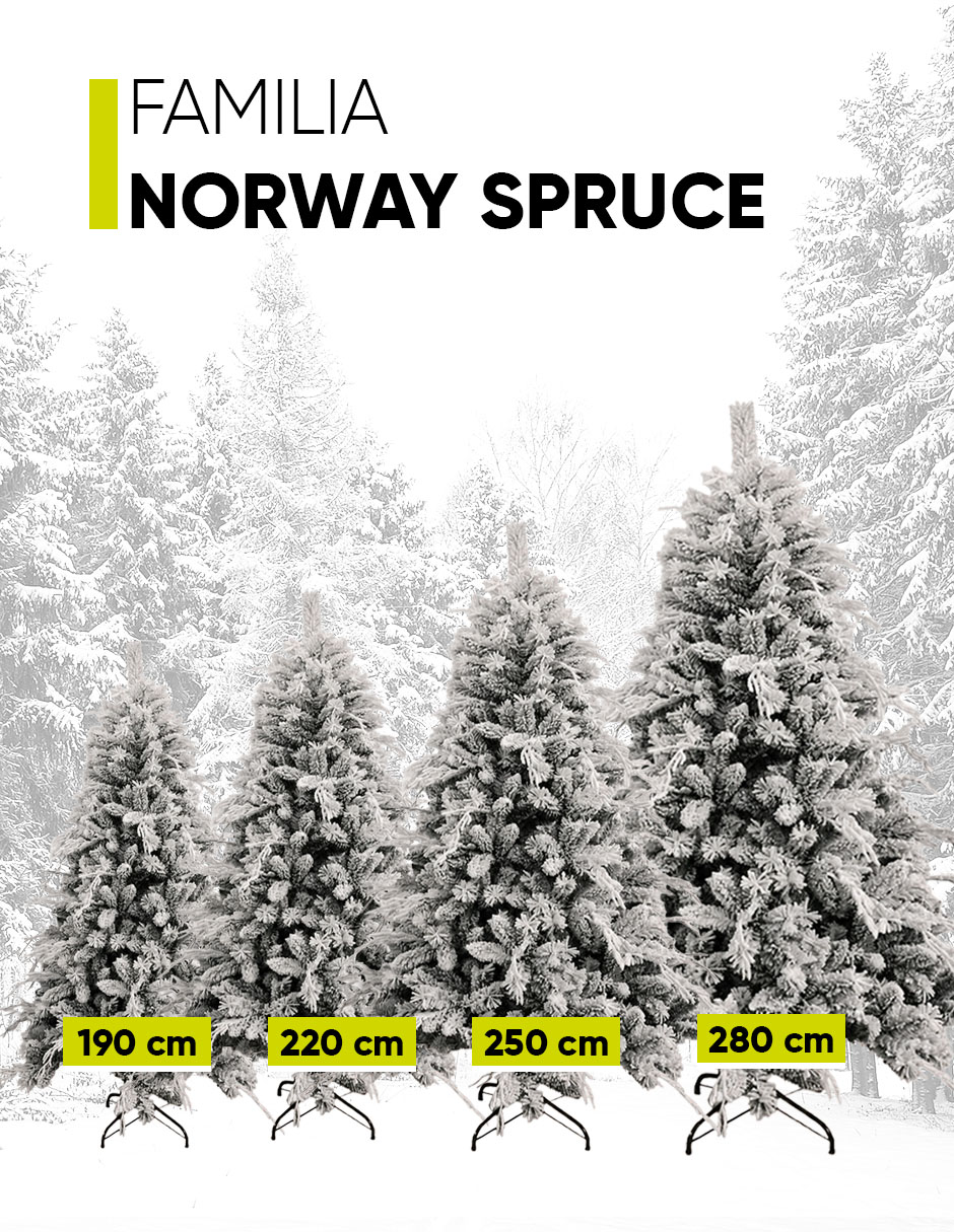 Árbol de navidad norway spruce con maleta de pvc 4