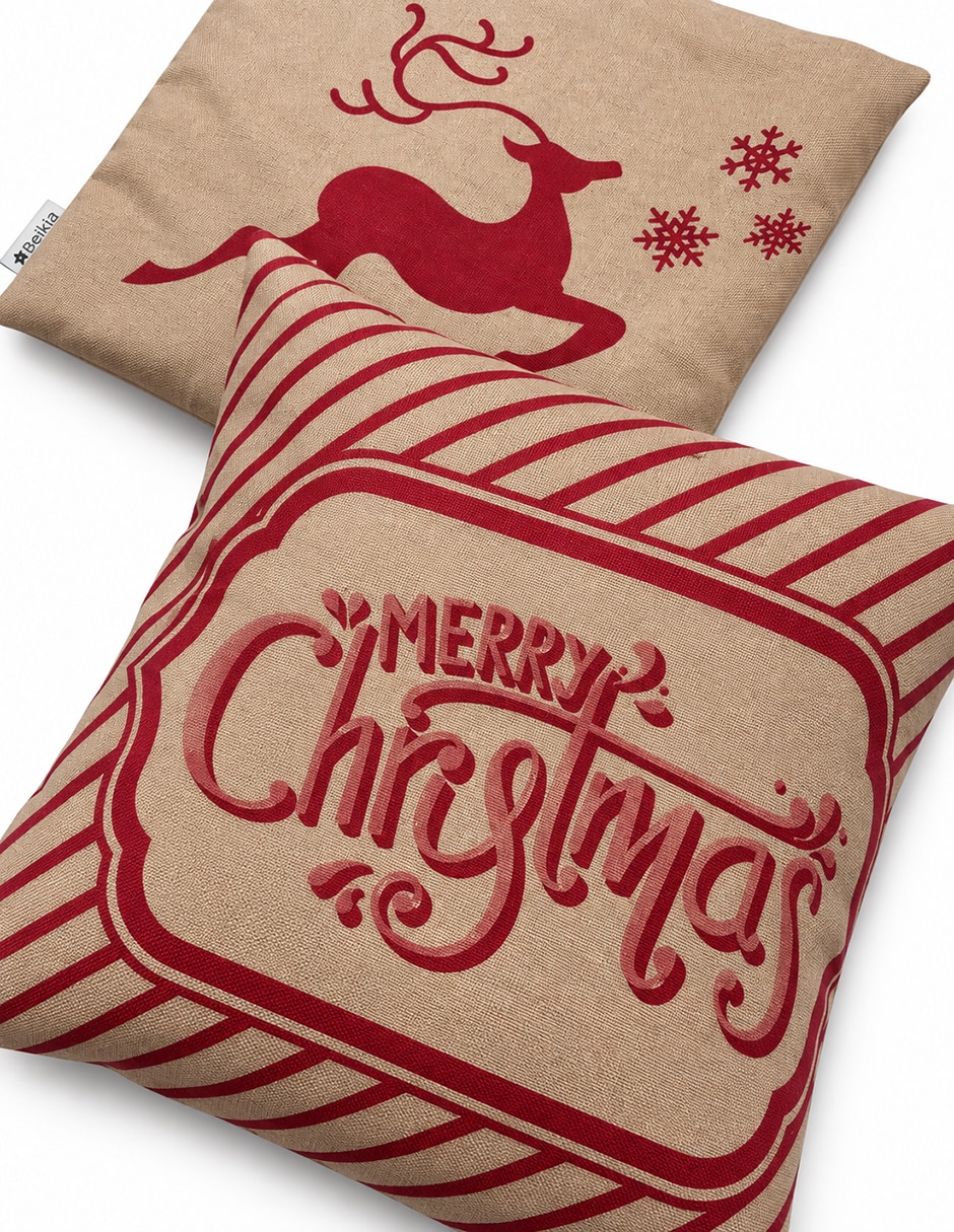 Kit cojín decorativo navideños ho ho ho navidad 2