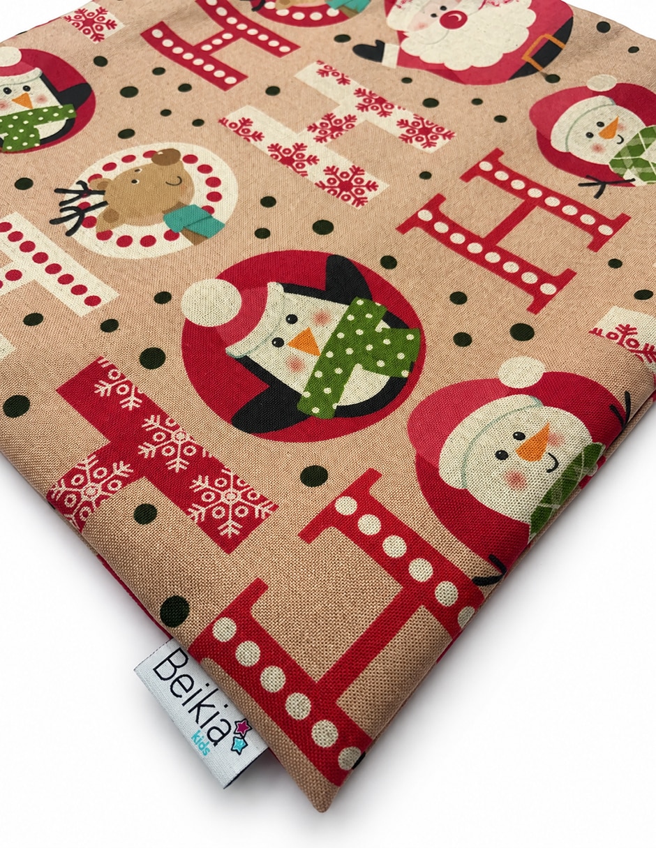 Kit cojín decorativo navideños ho ho ho navidad 3