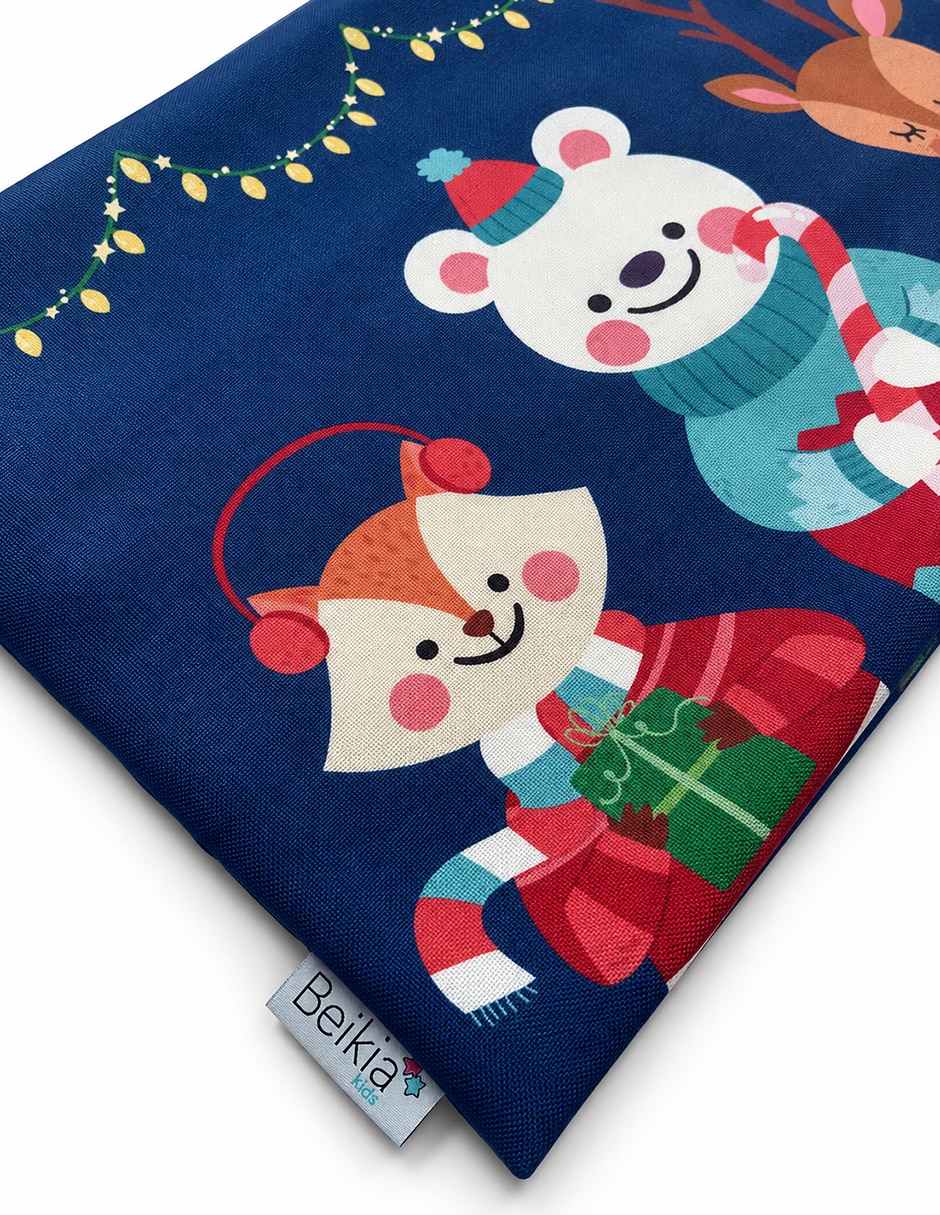 Kit cojín decorativo navideños animales y esferas navidad 3