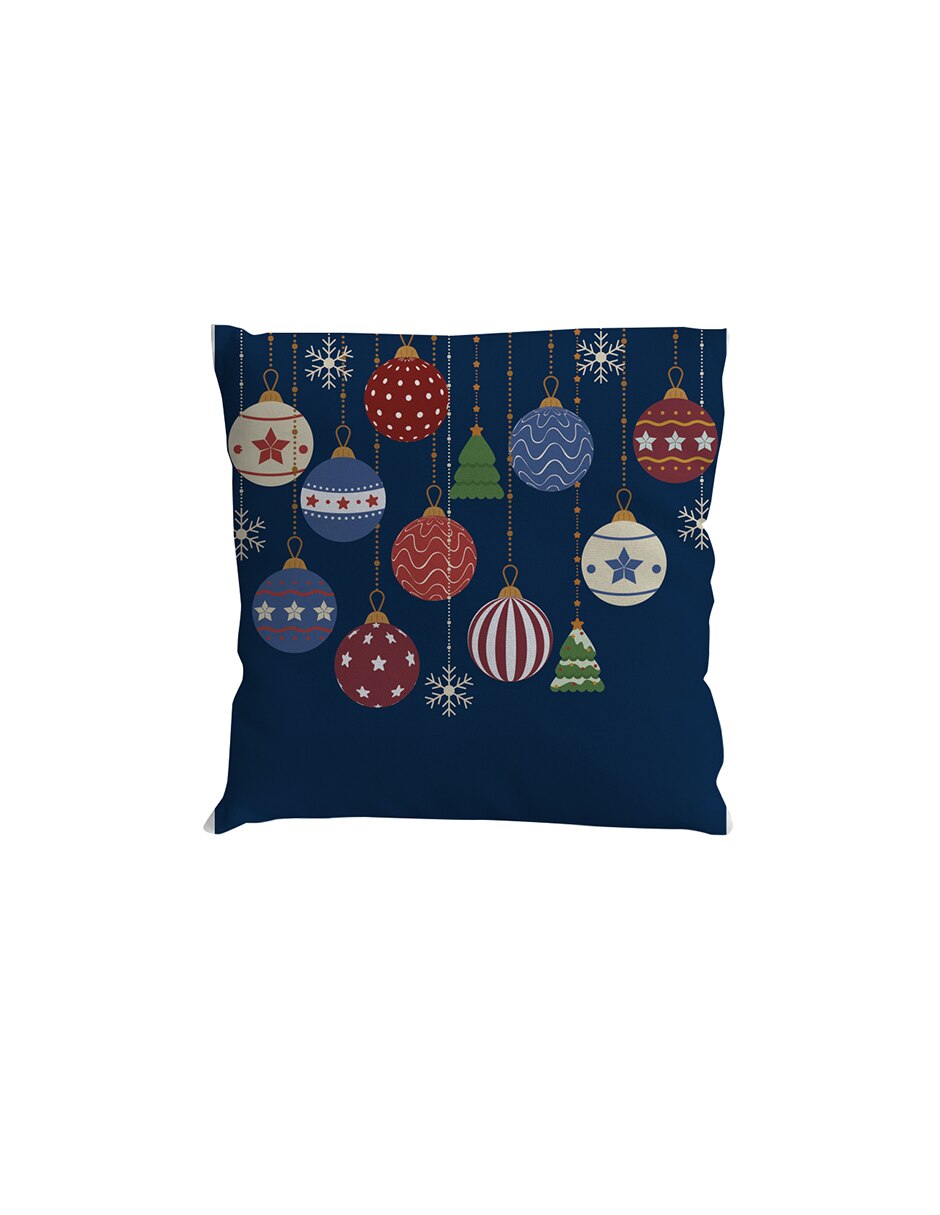 Kit cojín decorativo navideños animales y esferas navidad 4