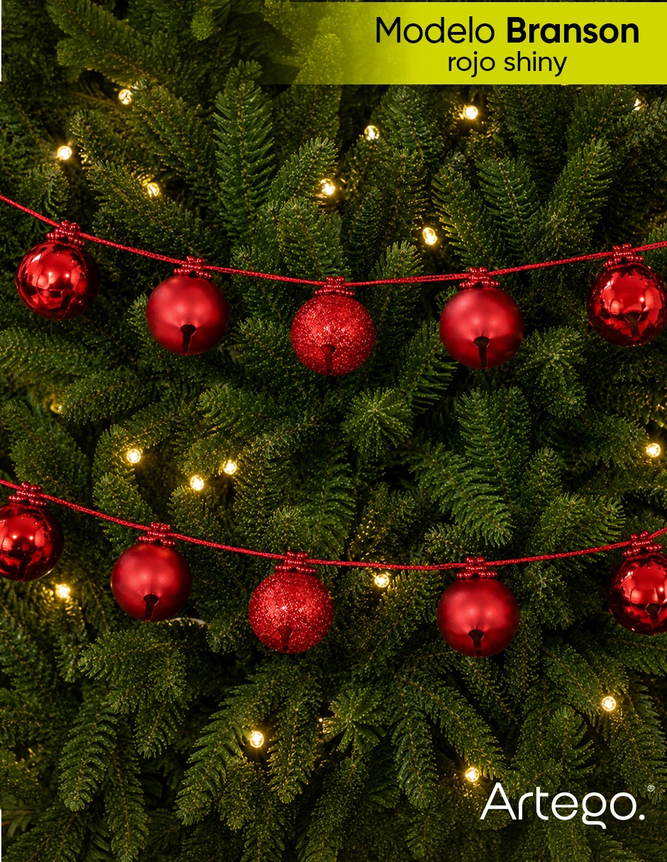 Guirnalda cascabel de navidad 183cm 6