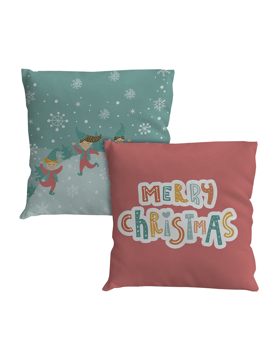 Kit cojín decorativo Merry Christmas Navidad