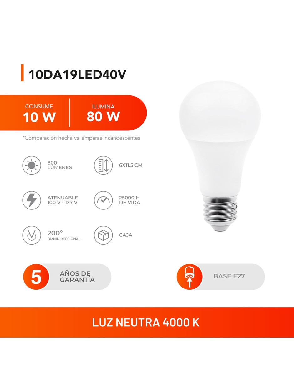 Serie led led 7501668555718 con 1 foco 5