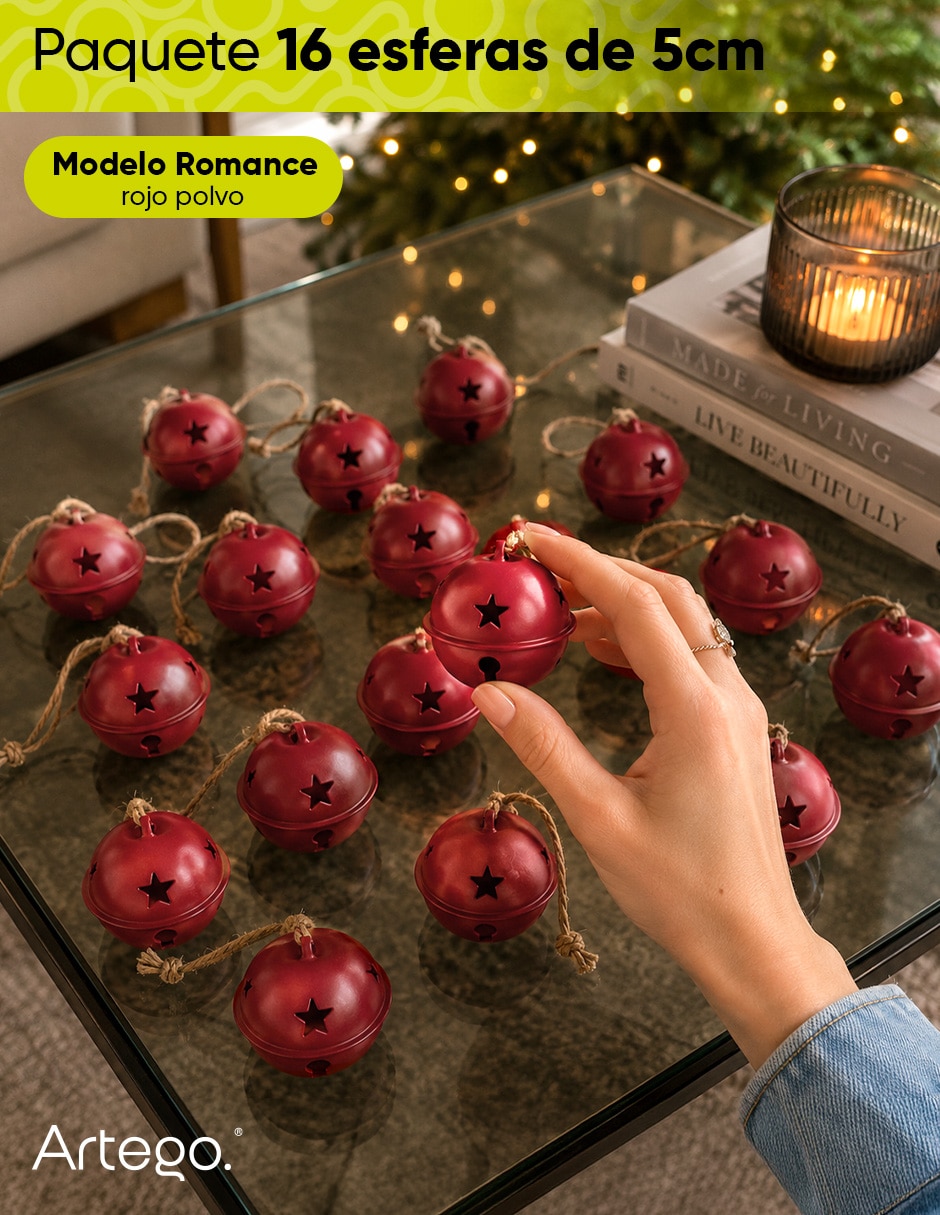 Colgante cascabeles navideños 3