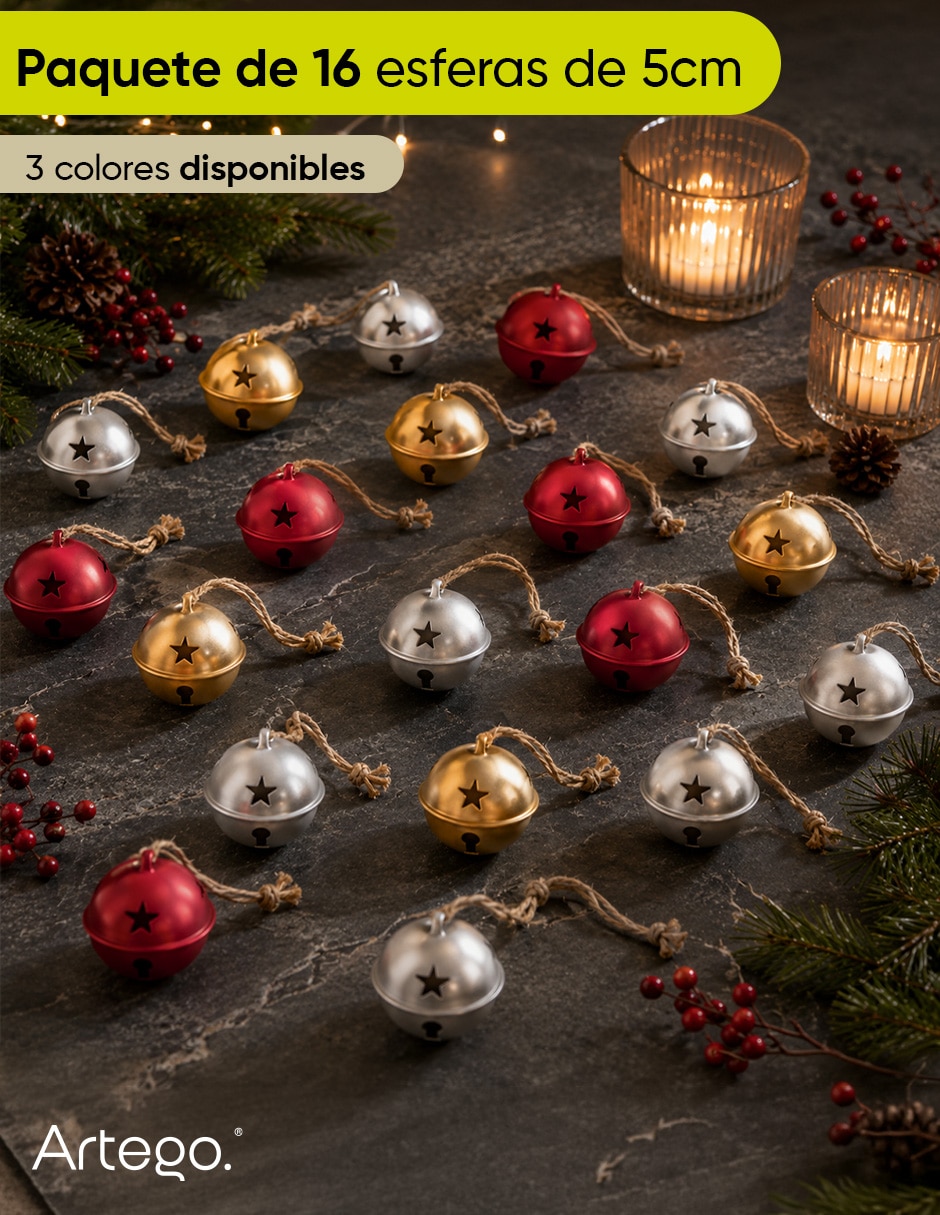 Colgante cascabeles navideños 2