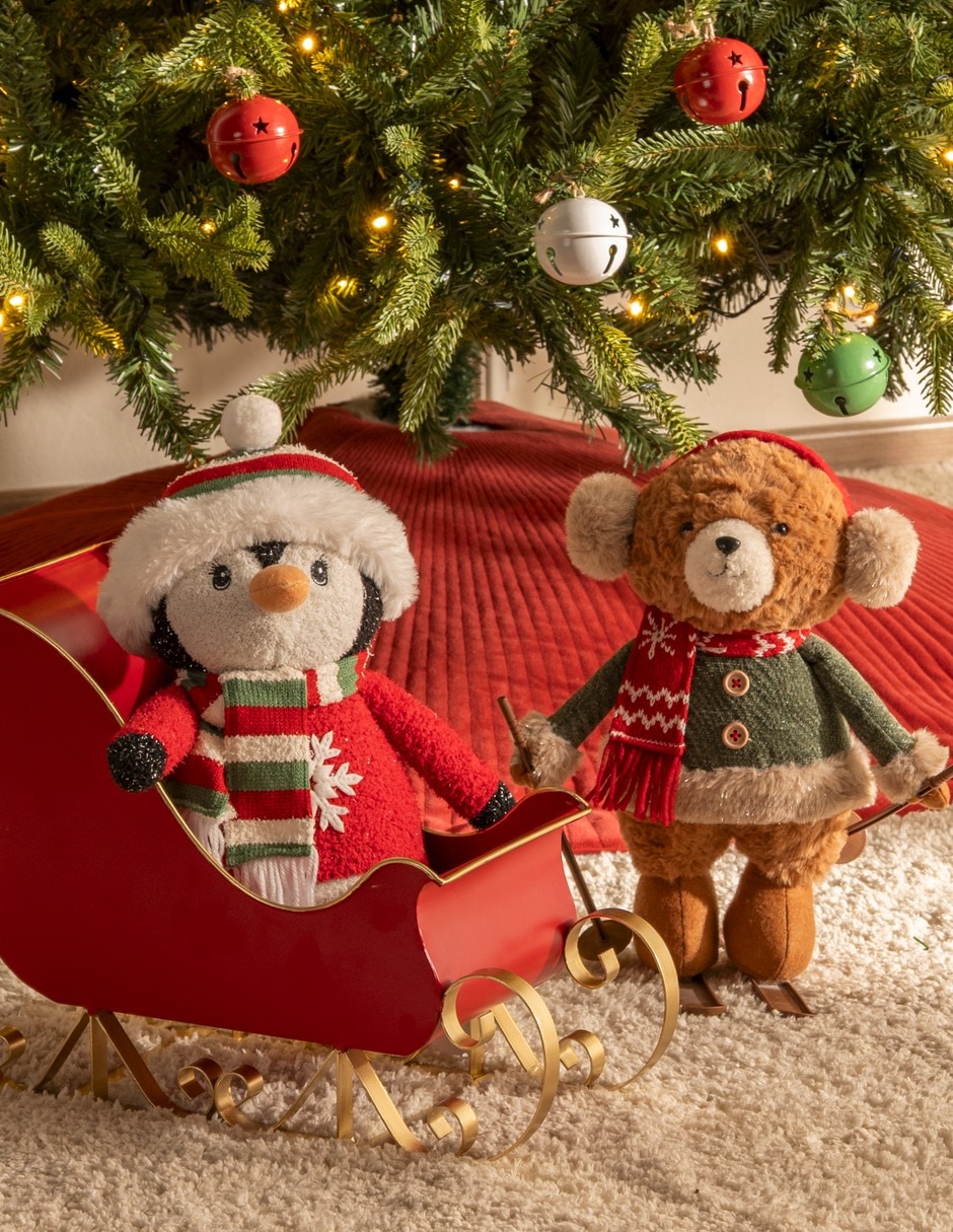 Peluche de navidad oso oso tinsel navidad 5