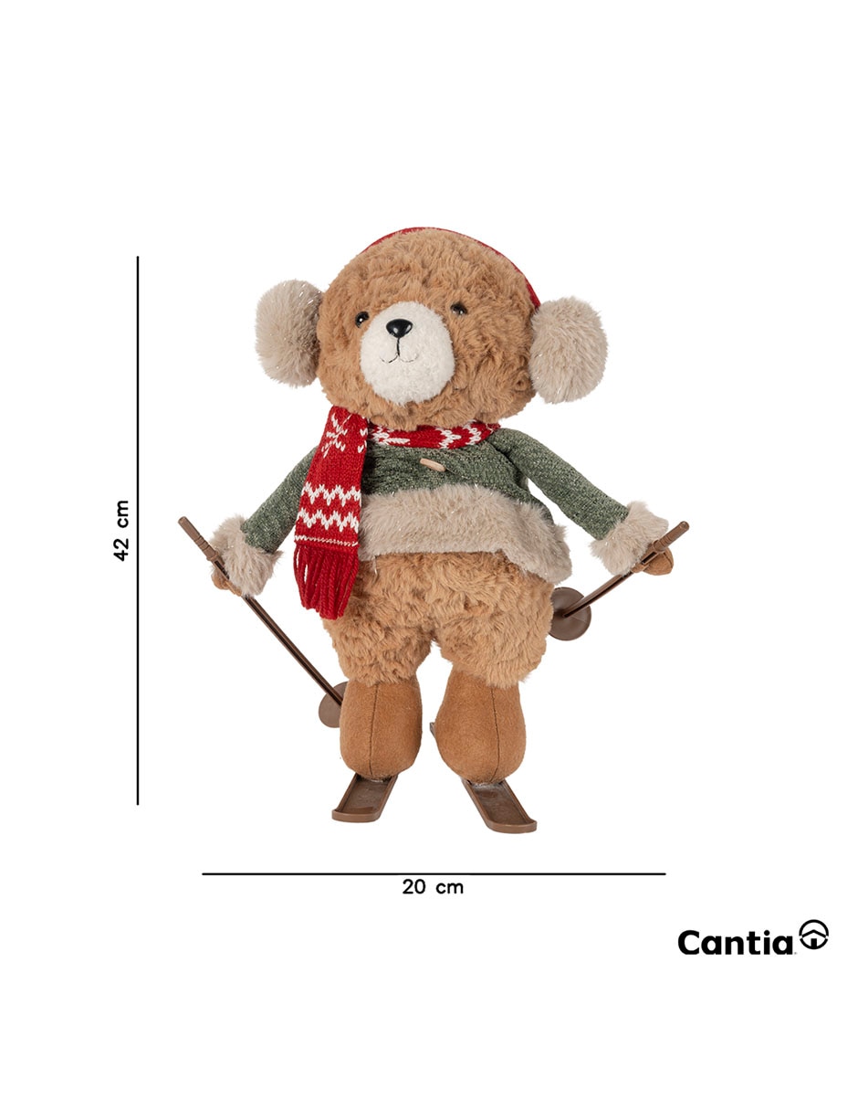 Peluche de navidad oso oso tinsel navidad 6