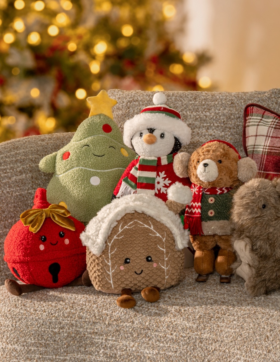 Peluche de navidad esfera navideña 3