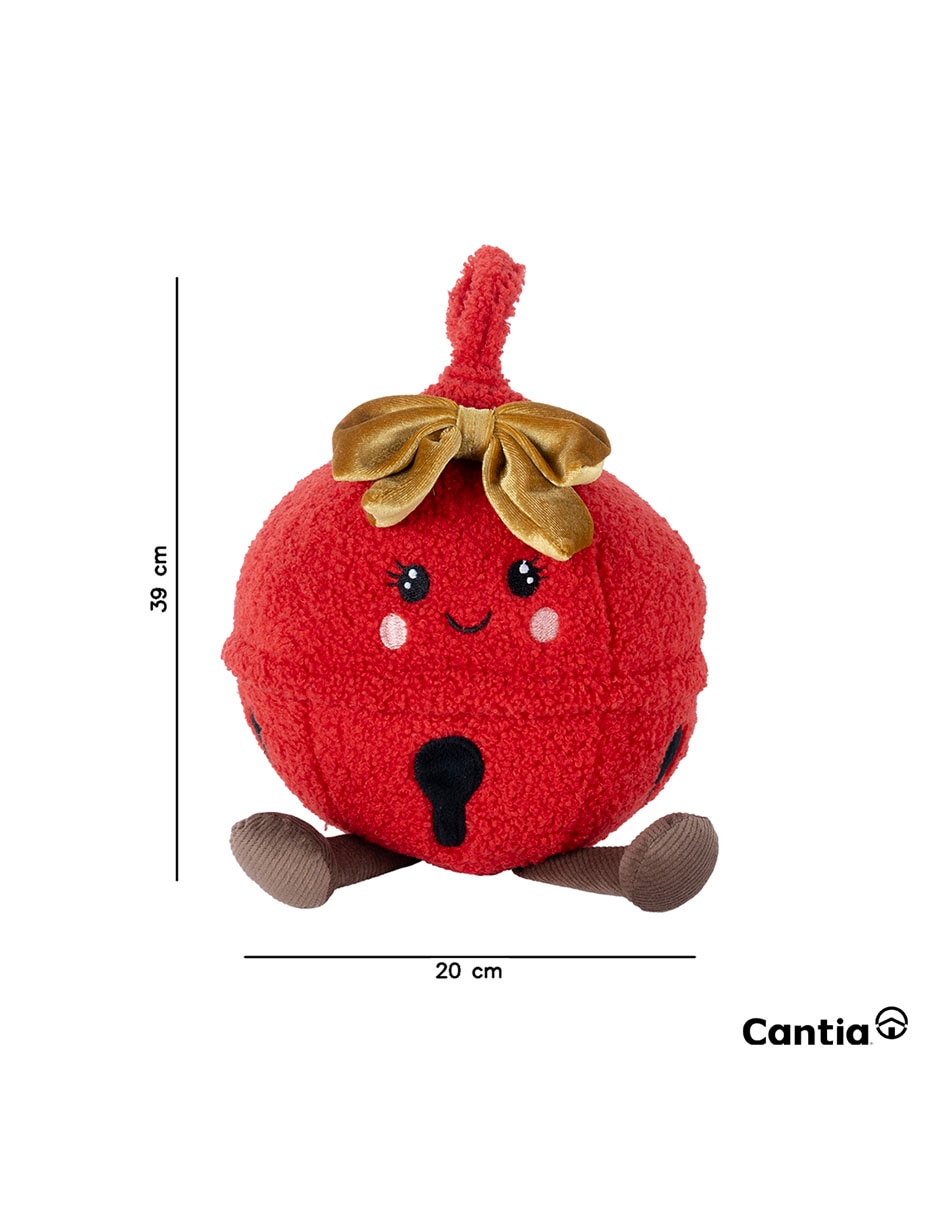 Peluche de navidad esfera navideña 4