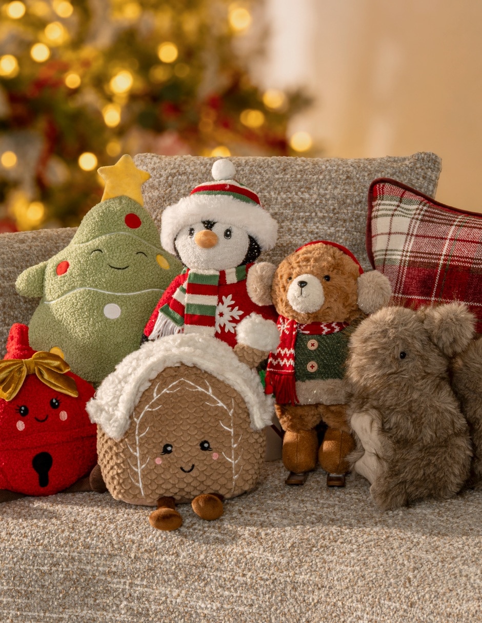 Peluche de navidad pingüino peluche decorativo pingü navidad 2