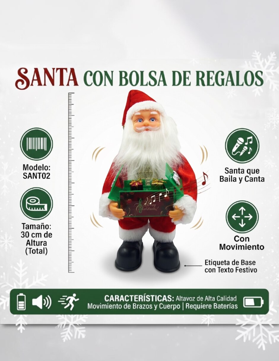 Peluche de santa claus santa claus 7