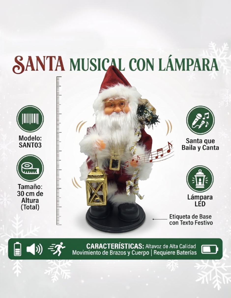 Peluche de Santa Claus Santa Claus No aplica de 6