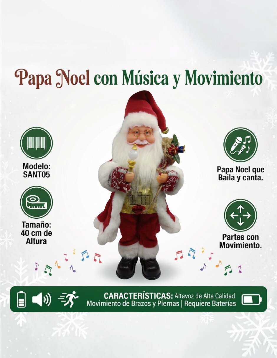 Peluche de santa claus santa claus 5