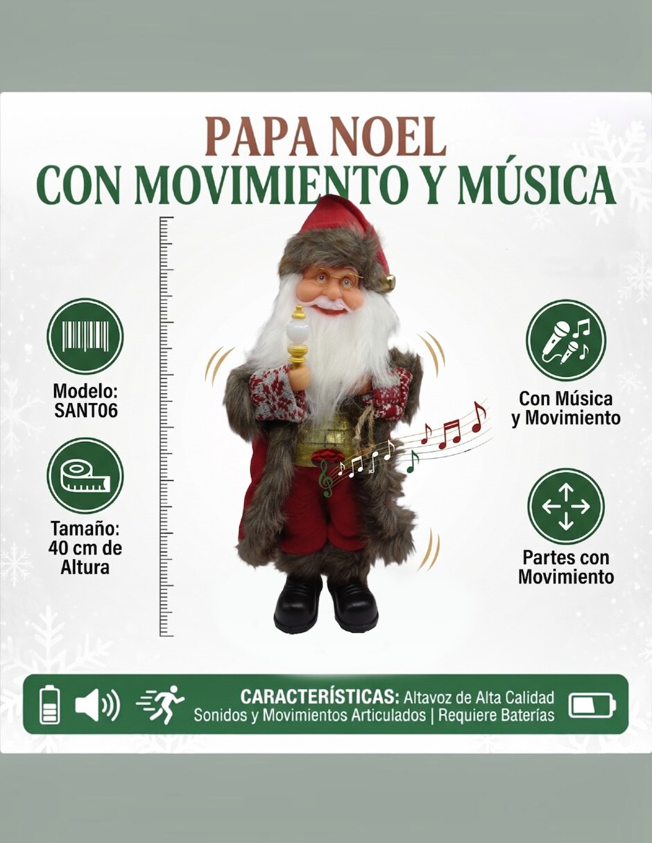 Peluche de santa claus santa claus 7