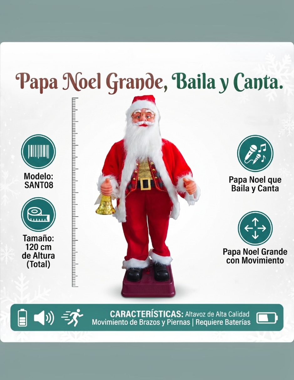 Peluche de santa cruz santa claus 6