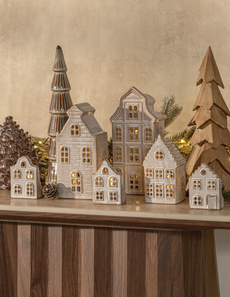 Portavela casas navideñas 2