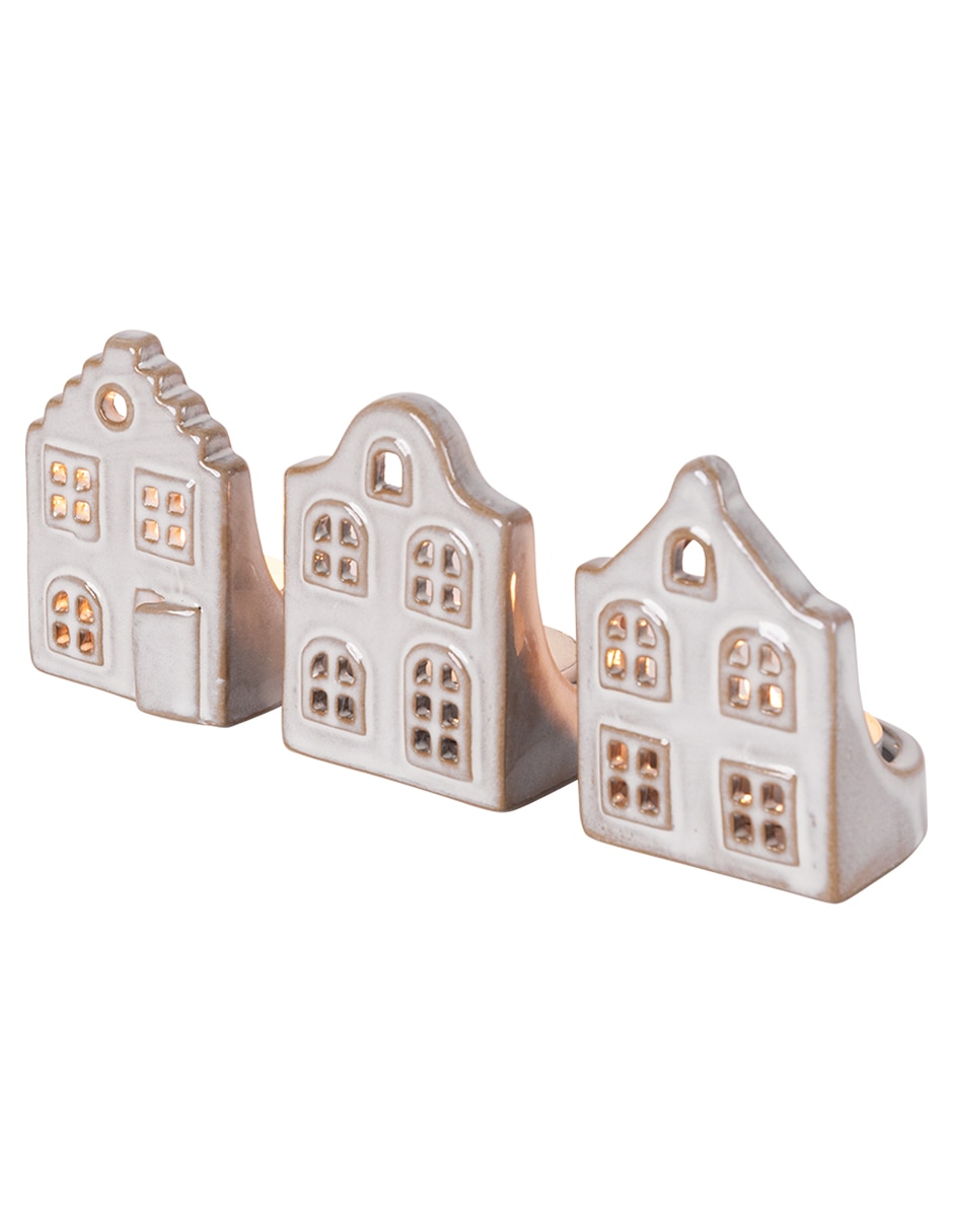 Portavela casas navideñas 3