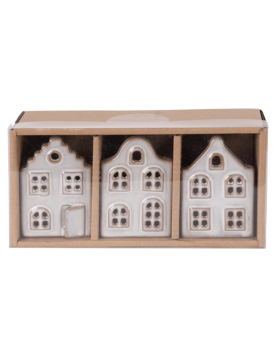 Portavela casas navideñas 5