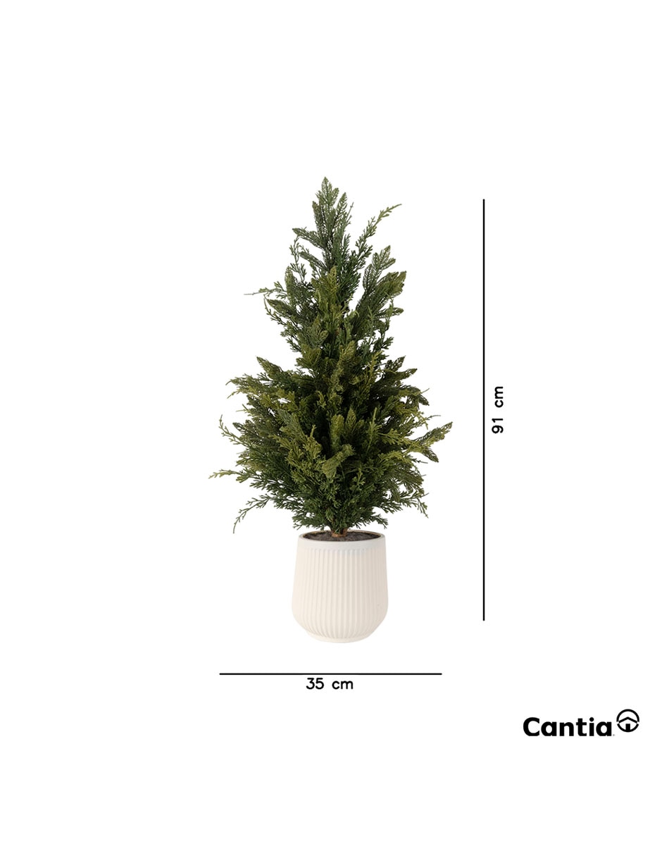 Árbol de navidad baviera de plástico 4