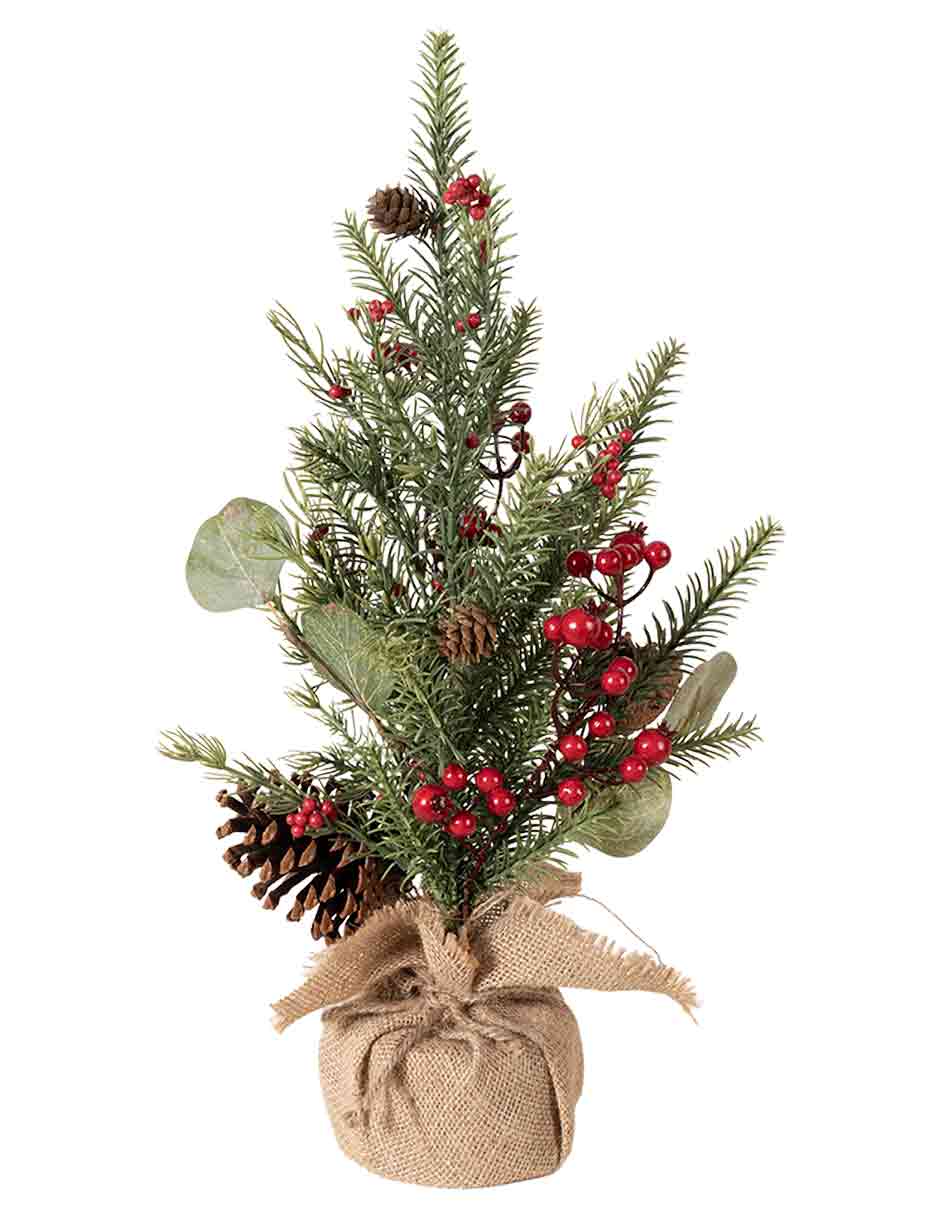 Árbol de navidad granate de plástico Árbol de navidad granate de plástico