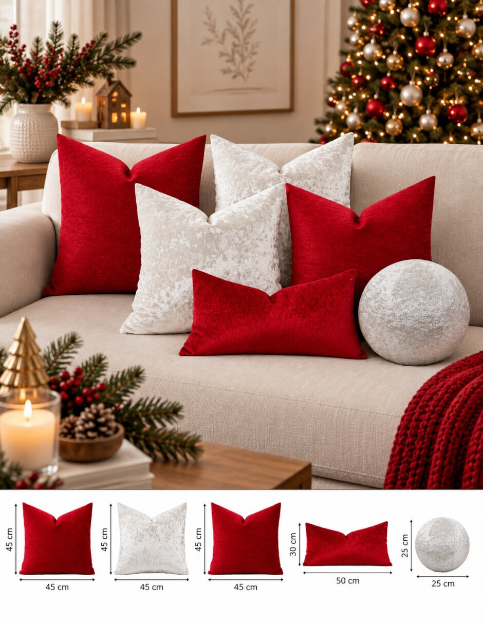 Set de cojín decorativo navideños navidad 2
