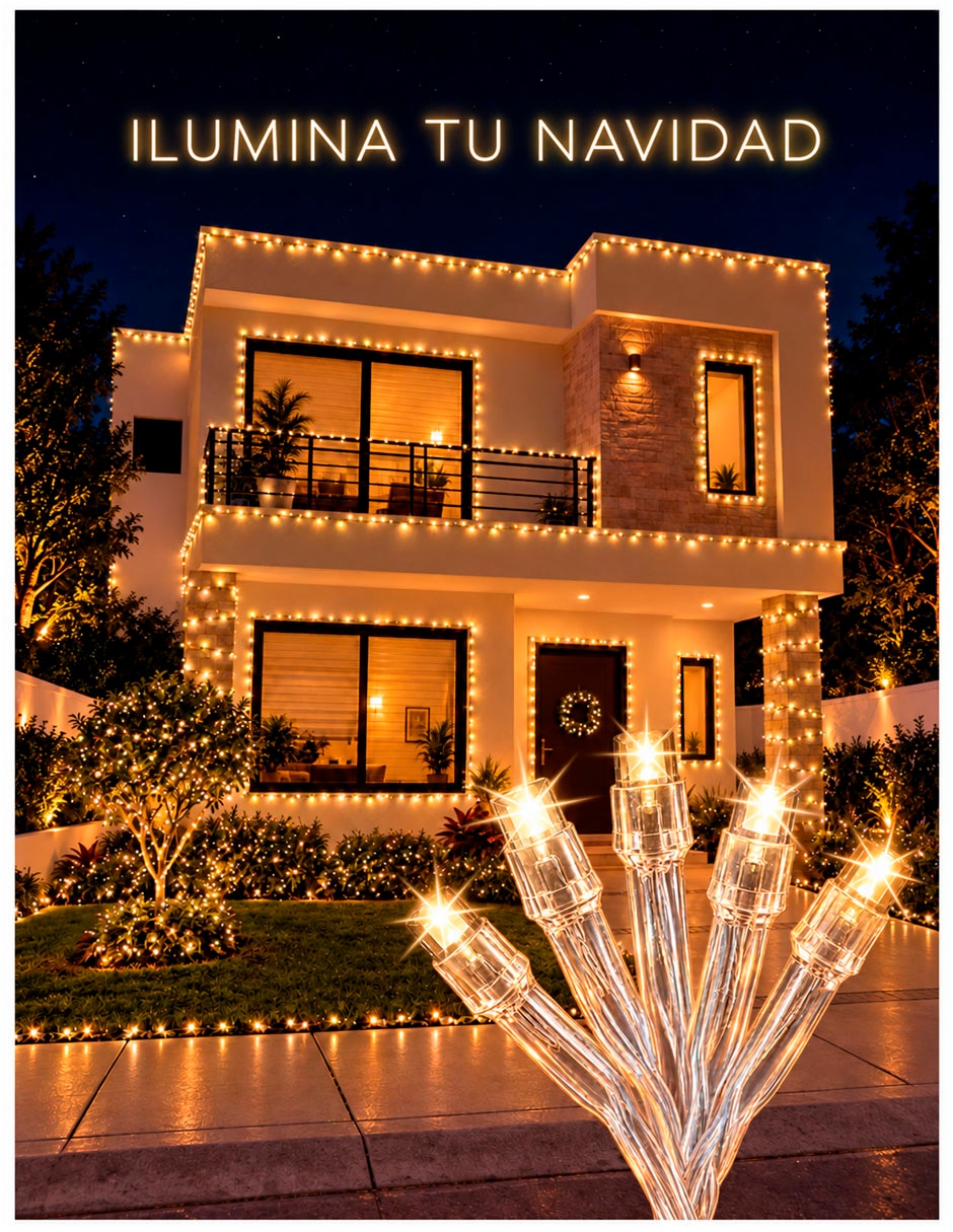 Set de luces led dy-700ul- 2pzas con 700 focos 4