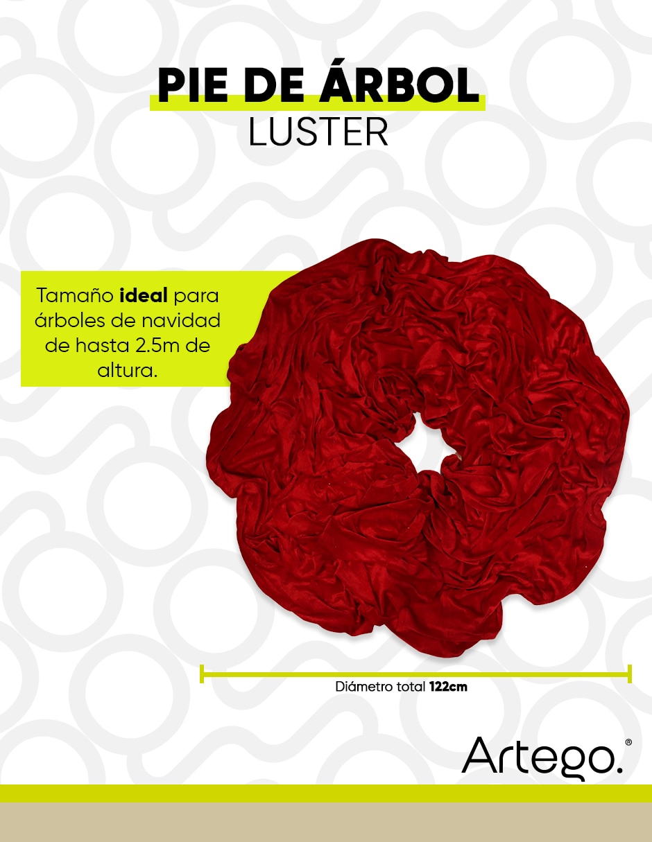 Pie de árbol Christmas Tree Skirt estampado Liso 7