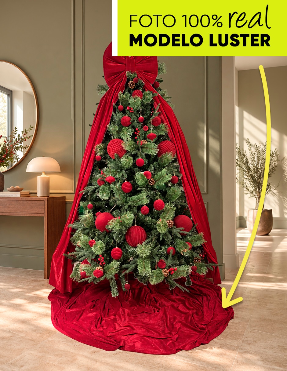 Pie de árbol Christmas Tree Skirt estampado Liso 4