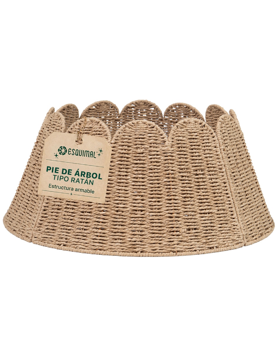 Pie de árbol Trenzado Estilo Ratán estampado Ninguno Pie de árbol Trenzado Estilo Ratán estampado Ninguno