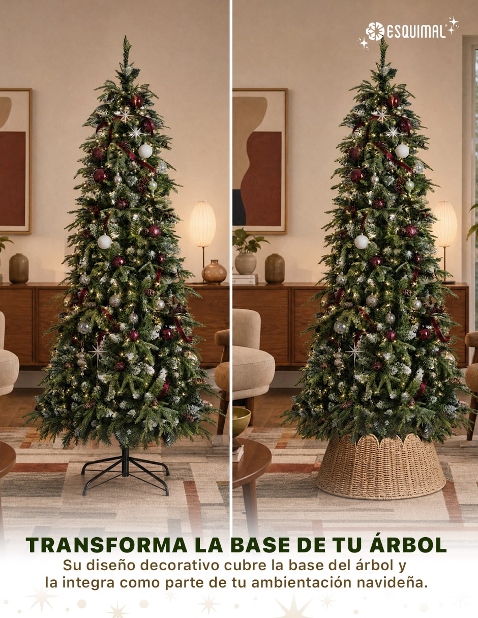 Pie de árbol Trenzado Estilo Ratán estampado Ninguno 2