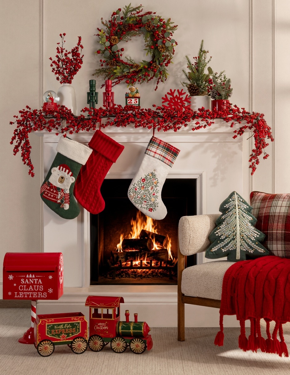 Figura decorativa de Buzón No aplica BUZÓN NAVIDEÑO de Acero 2