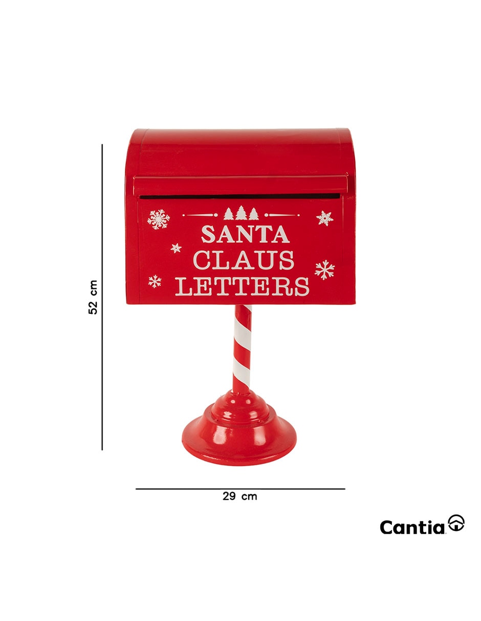 Figura decorativa de Buzón No aplica BUZÓN NAVIDEÑO de Acero 6
