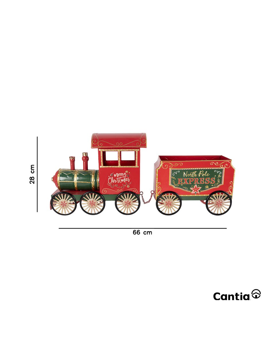 Figura decorativa de Tren Tren TREN NAVIDEÑO de Aluminio 5