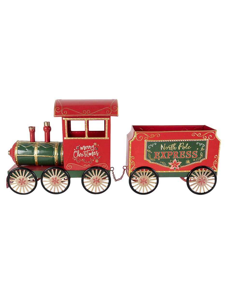 Figura decorativa de Tren Tren TREN NAVIDEÑO de Aluminio 3
