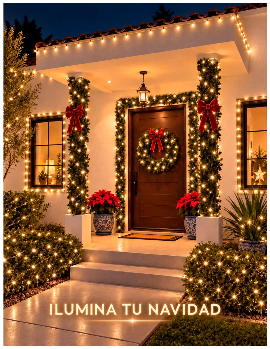 Set de luces LED SIN FAMILIA DY-500UL-2PZAS con 500 focos 3