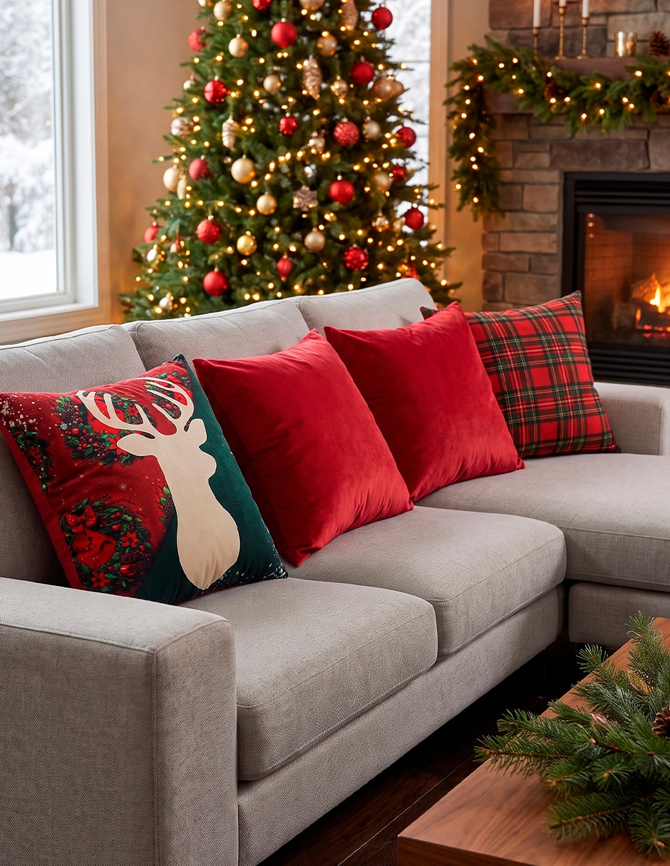 Set de cojín decorativo Navidad 4