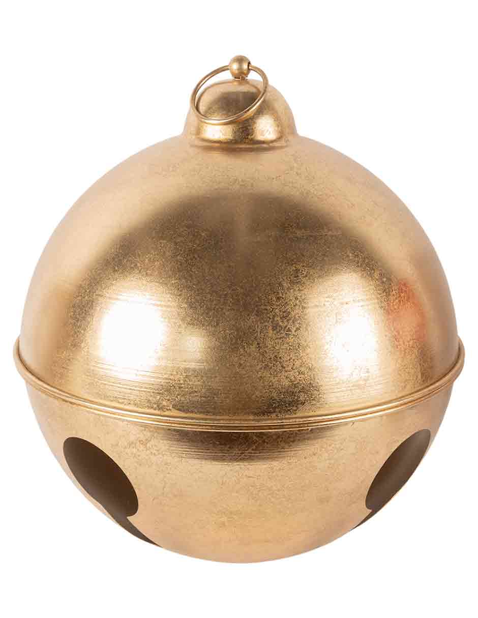 Figura decorativa de esfera navidad esfera aura de acero