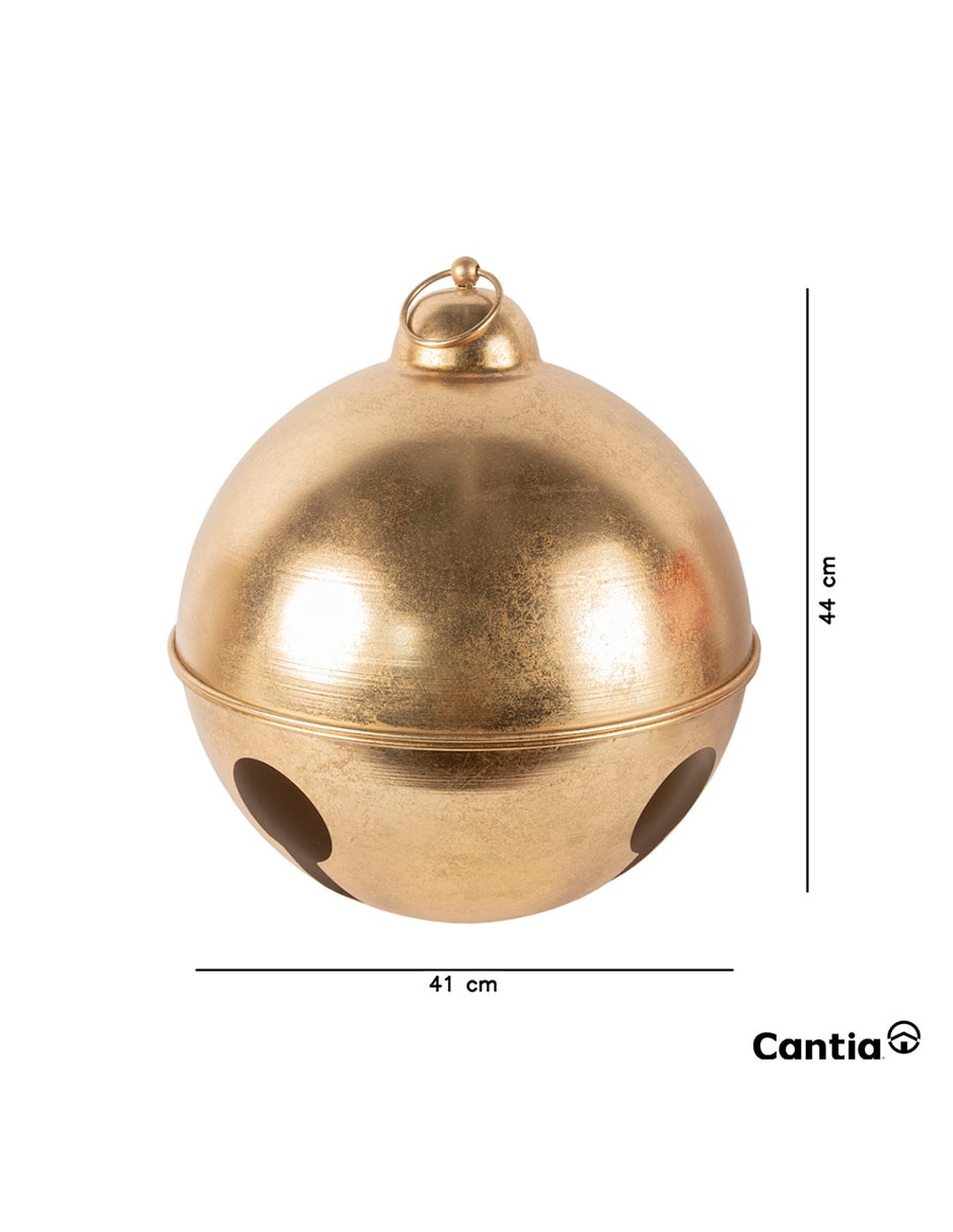 Figura decorativa de esfera navidad esfera aura de acero 4