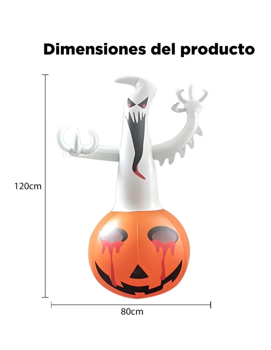 Inflable decorativo forma de Fantasma 4