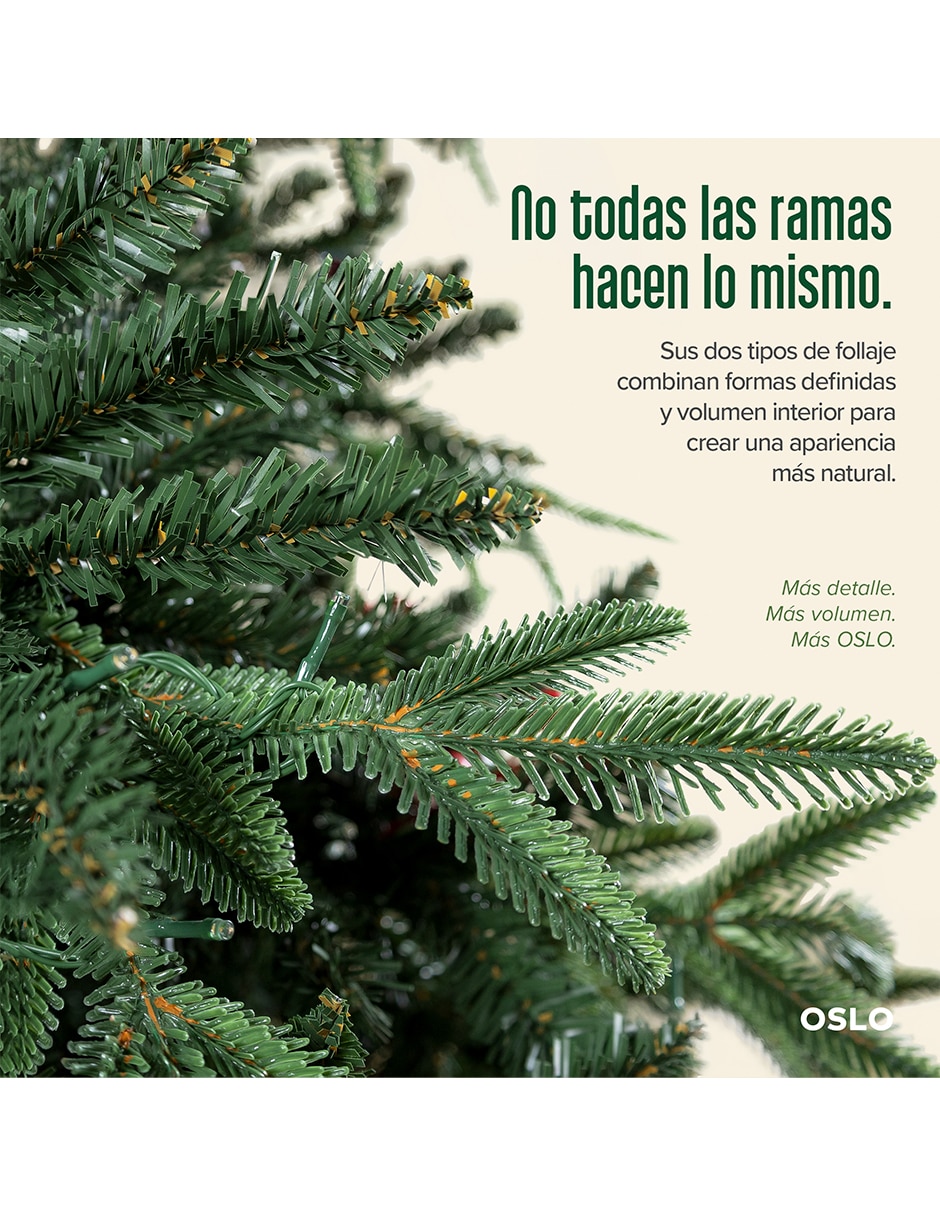 Árbol de navidad de PVC con 200 luces 6