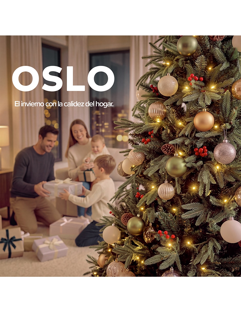 Árbol de navidad de PVC con 200 luces 10