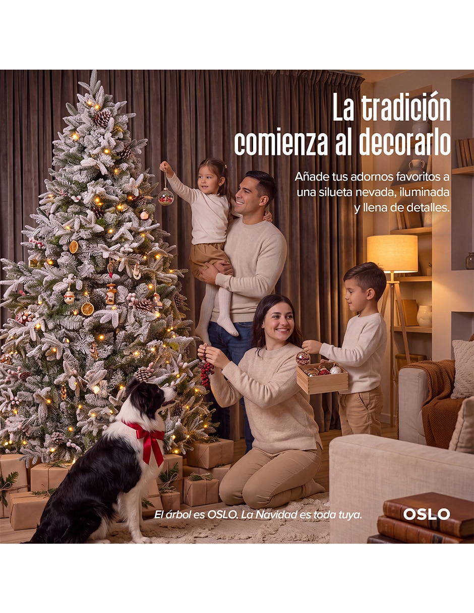 Árbol de navidad de PVC con 200 luces 2