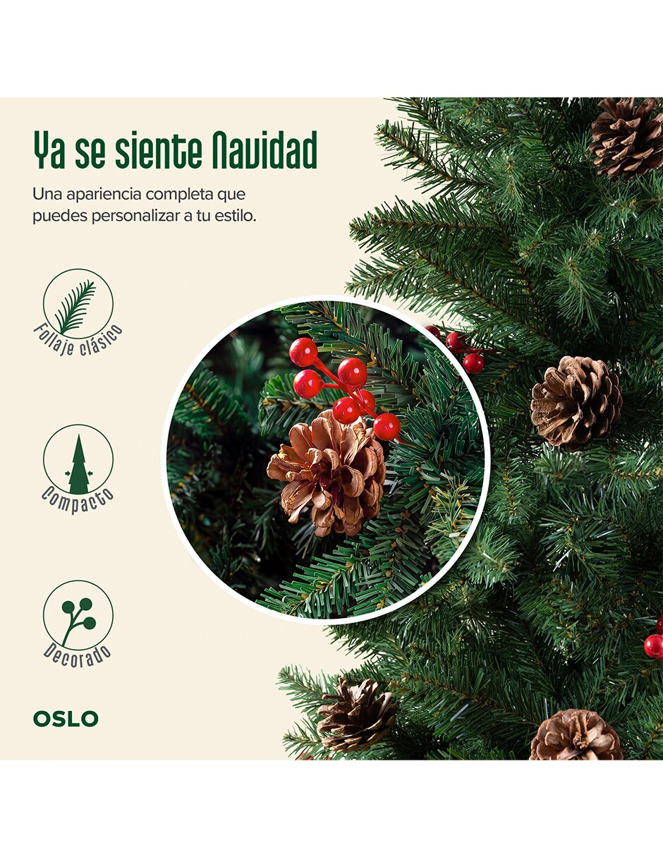 Árbol de navidad de PVC con Sin luces 3