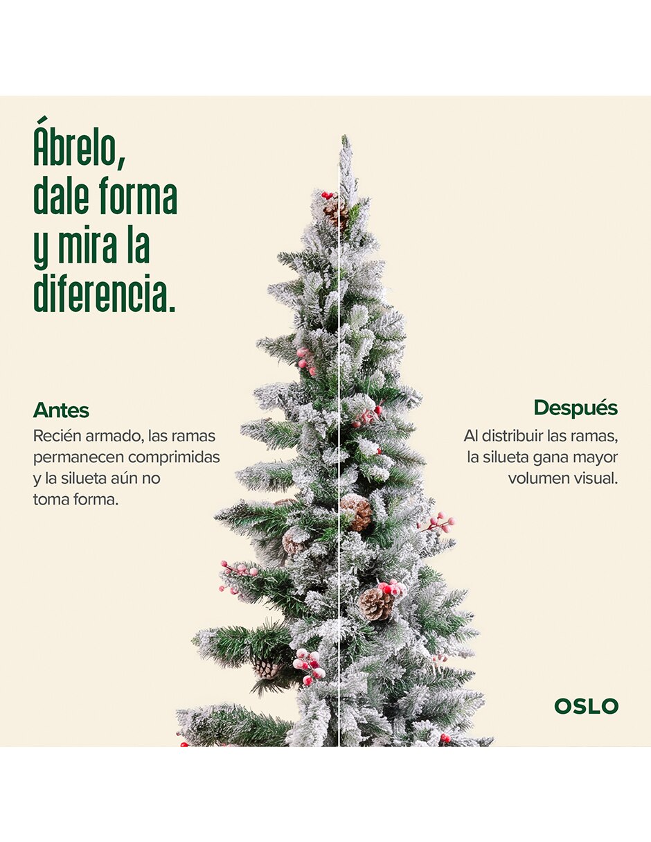 Árbol de navidad de PVC con Sin luces 5