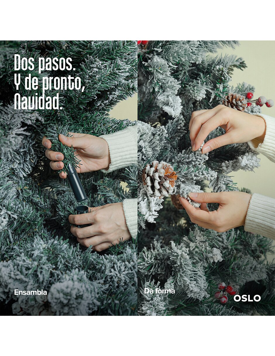 Árbol de navidad de PVC con Sin luces 7