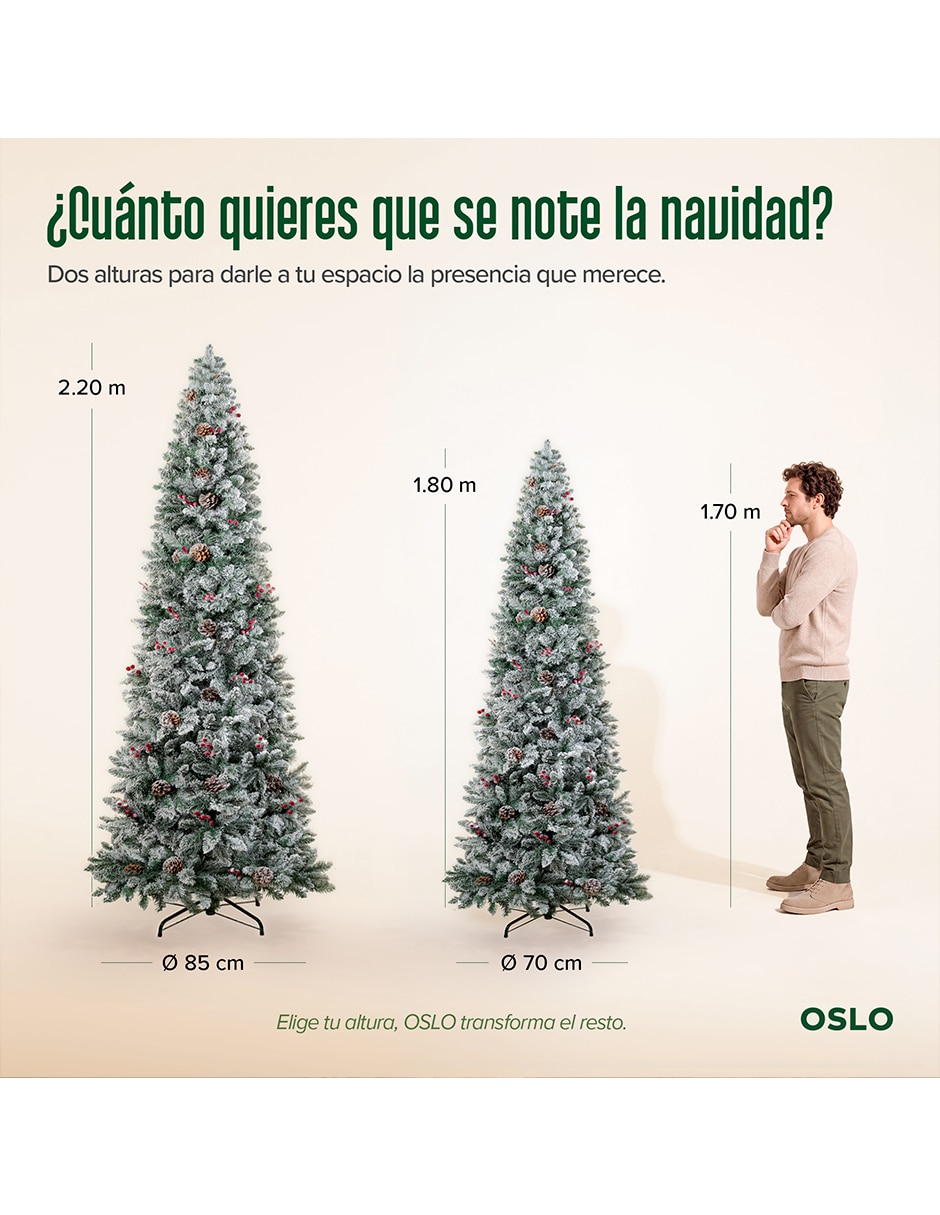 Árbol de navidad de PVC con Sin luces 9